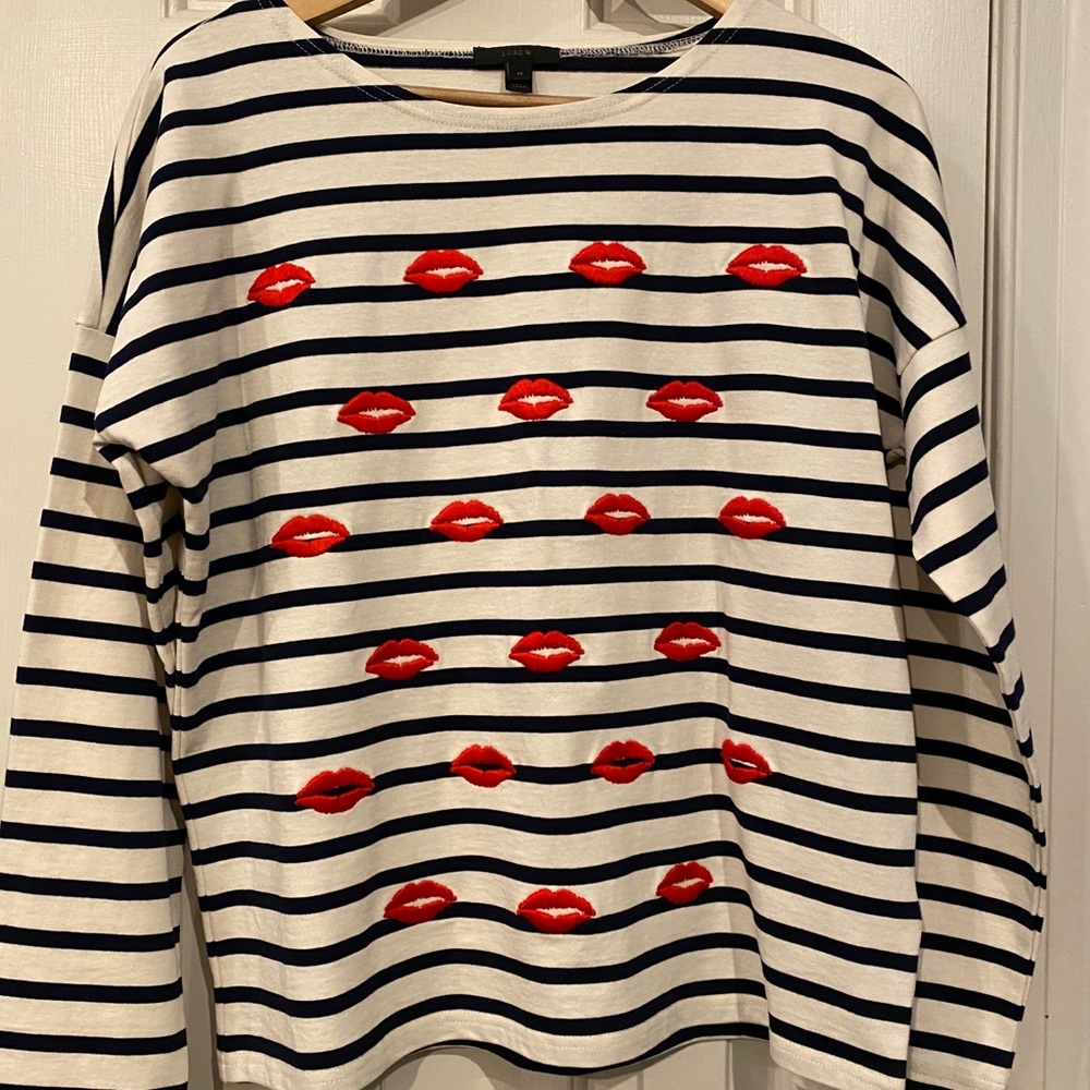 JCrew kisses top 😘😘